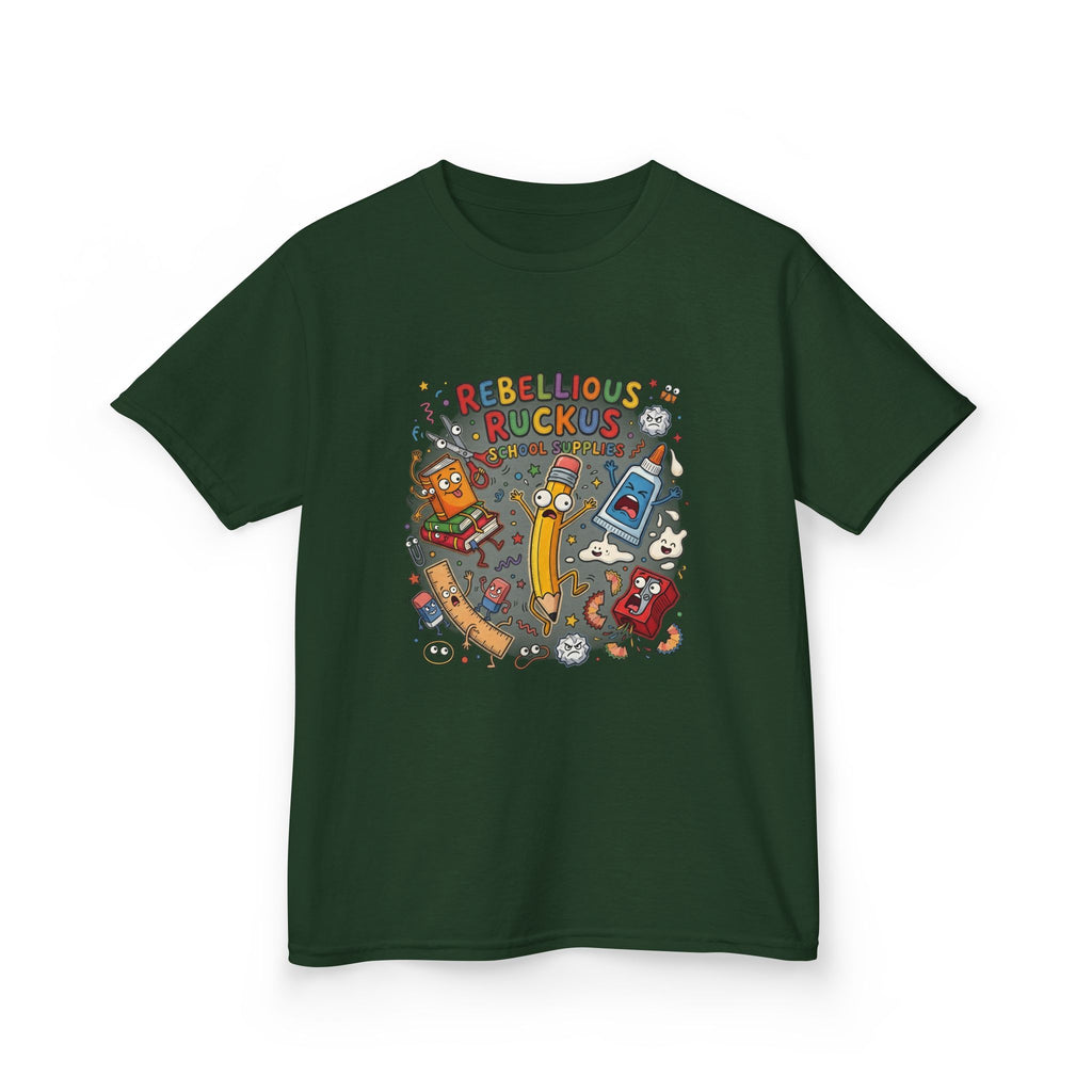 Kids Tee - Rebellious Ruckus School Supplies T-Shirt