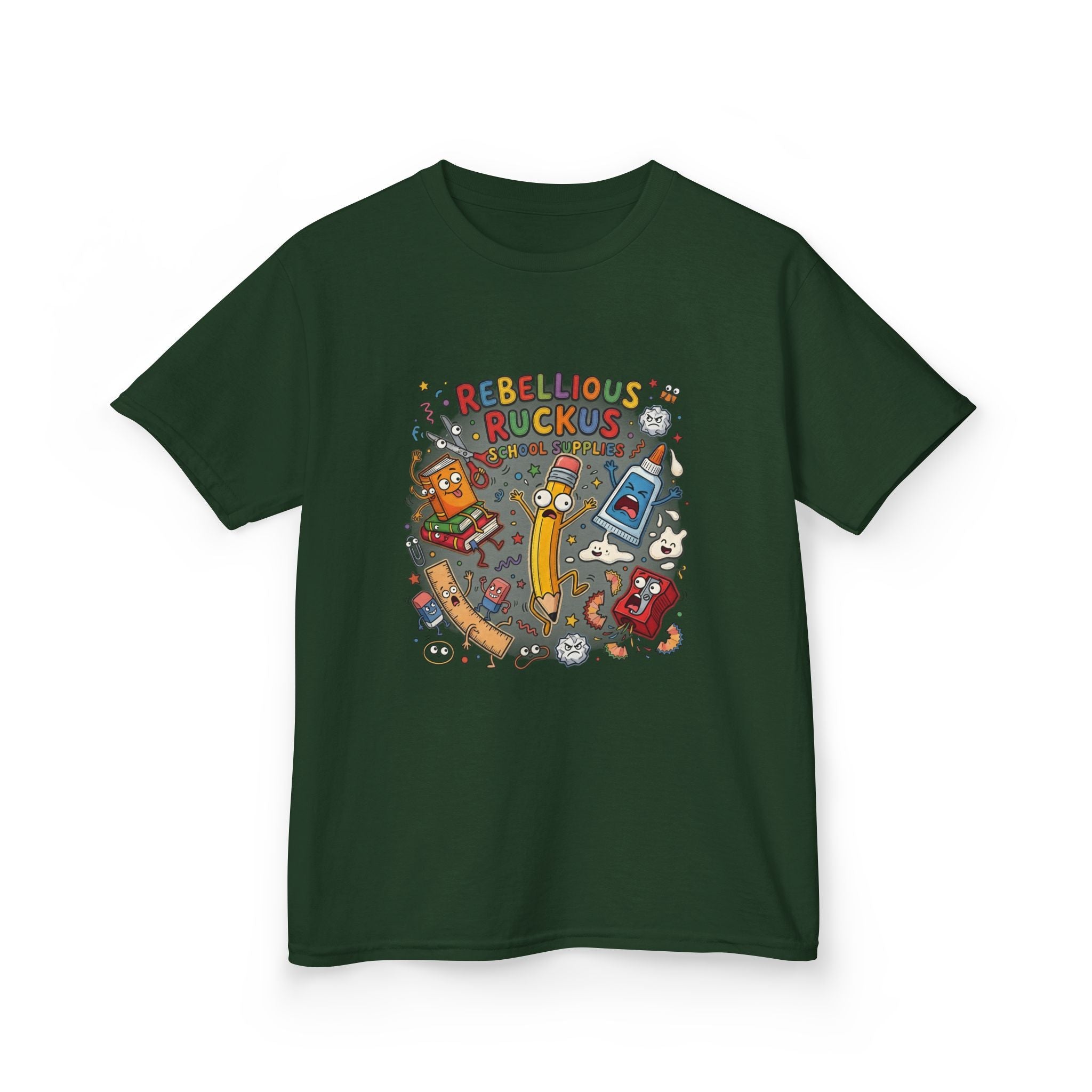 Kids Tee - Rebellious Ruckus School Supplies T-Shirt