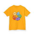 Kids Heavy Cotton Tee - Cute Whimsical Elemental Characters