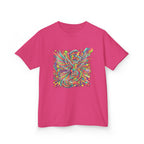 Kids Mythical Phoenix Tee - Energetic Psychedelic Art