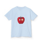 Kids Heavy Cotton Tee - Whimsical Monocle Apple Character