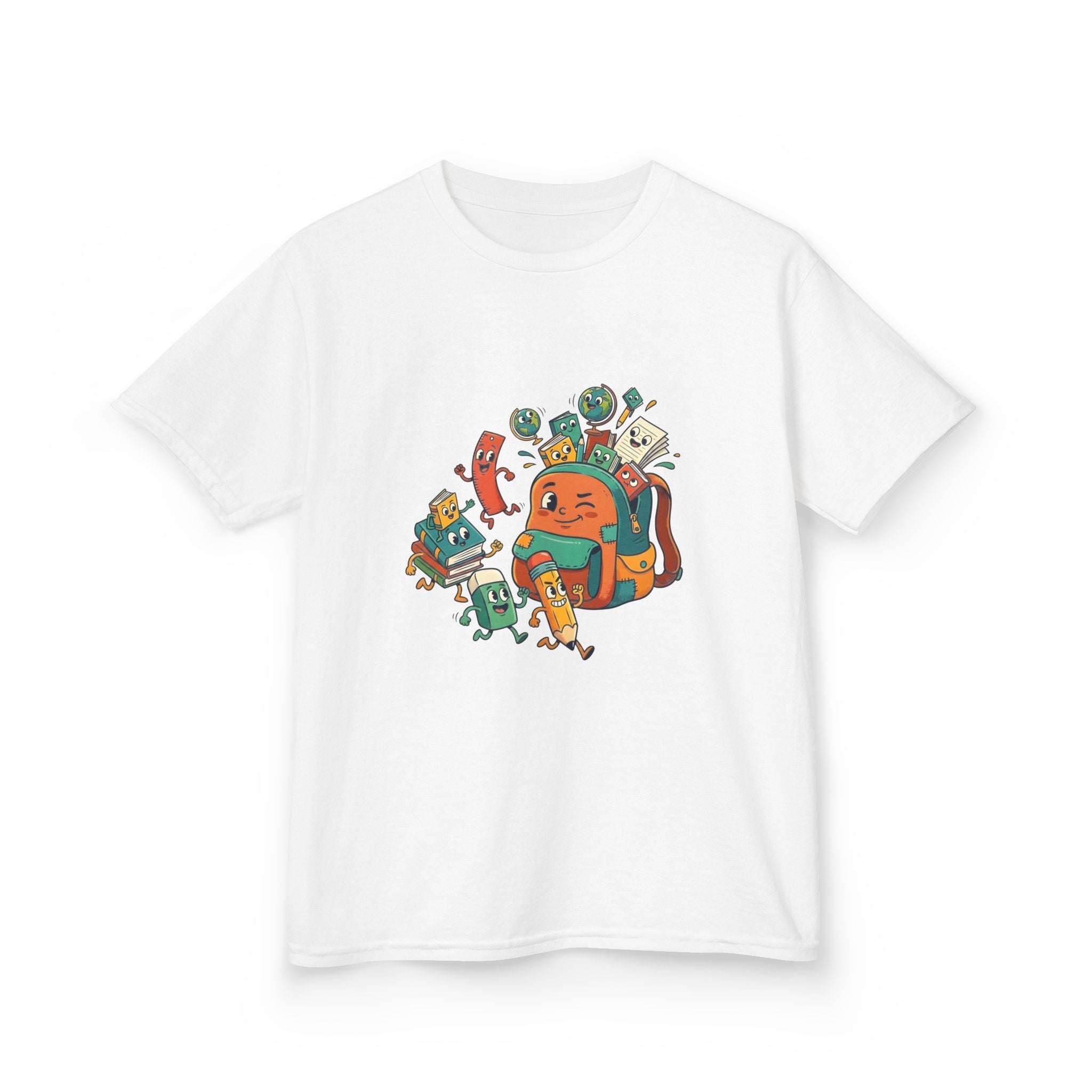 Kids T-Shirt - Cartoon School Supplies | Back to School