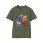 Abstract T-Shirt - Whimsical Watercolor Mandala | Surreal Figures