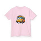 Kids T-Shirt - Angry SCHOOL BUS Cartoon Tee | Funny Character