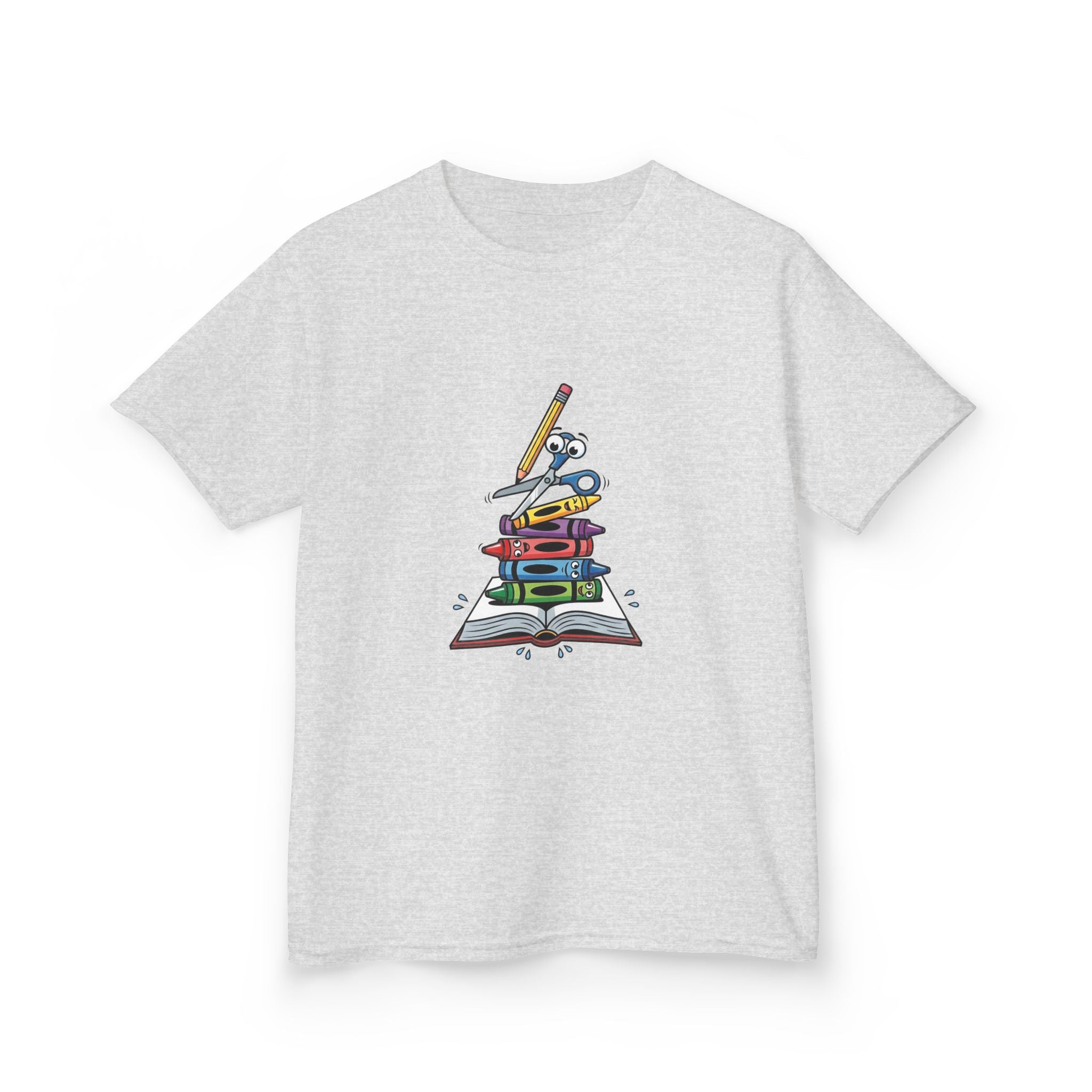 Back to School Kids Tee - Art Supplies Fun Design | 2026