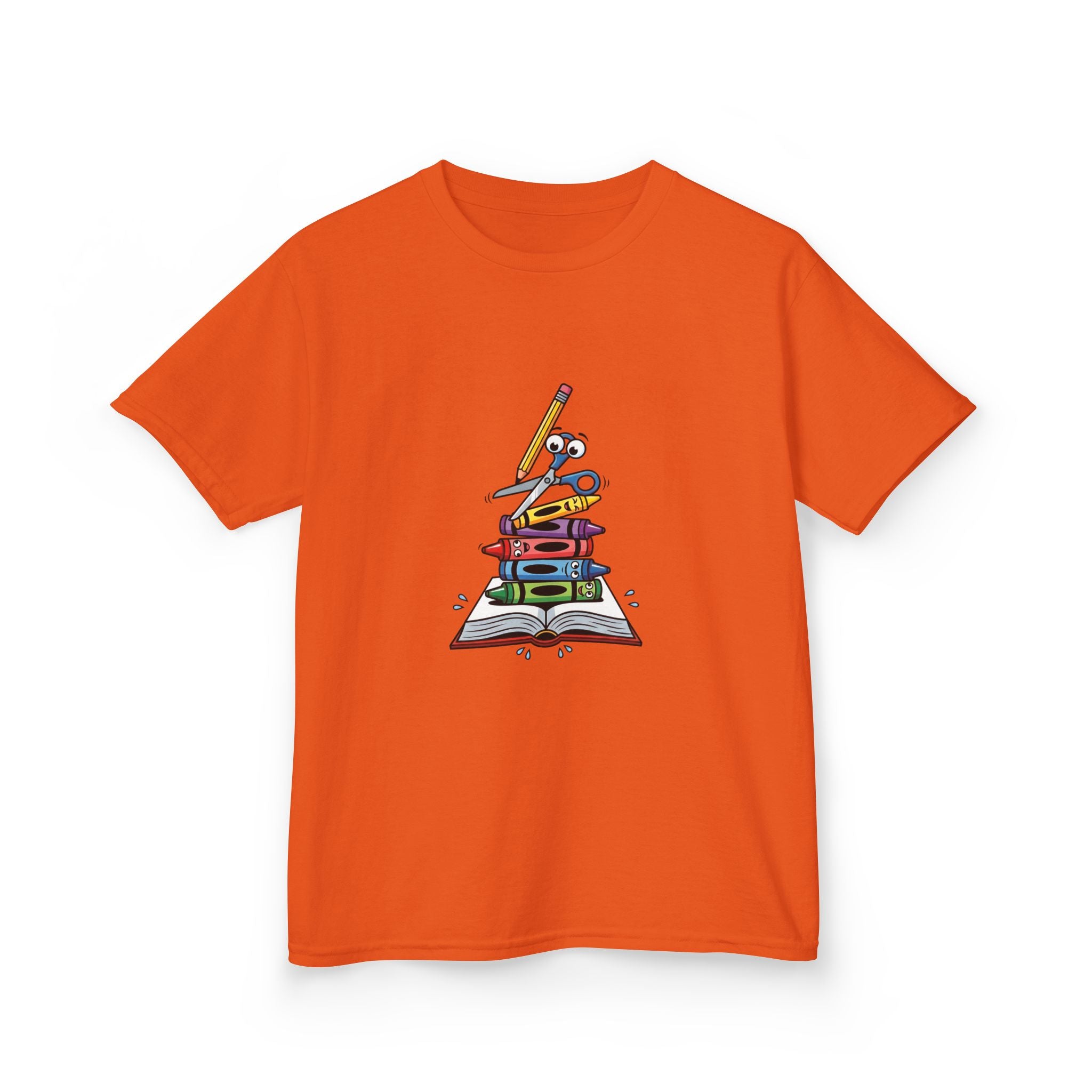 Back to School Kids Tee - Art Supplies Fun Design | 2026