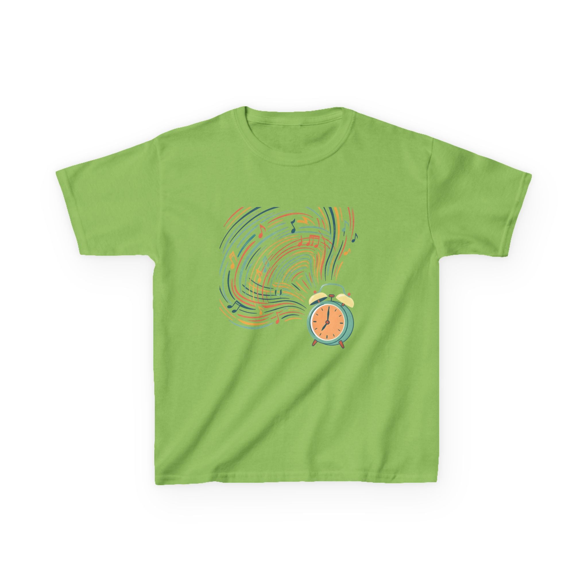 Kids Tee - Retro Music Alarm Clock | Abstract Playful Design