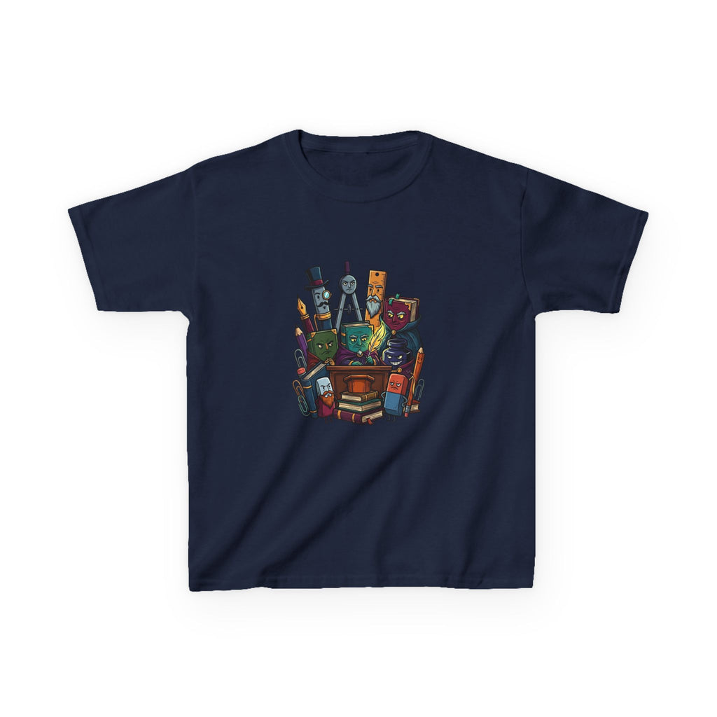 Kids Tee - Whimsical School Supplies Characters | Back to School