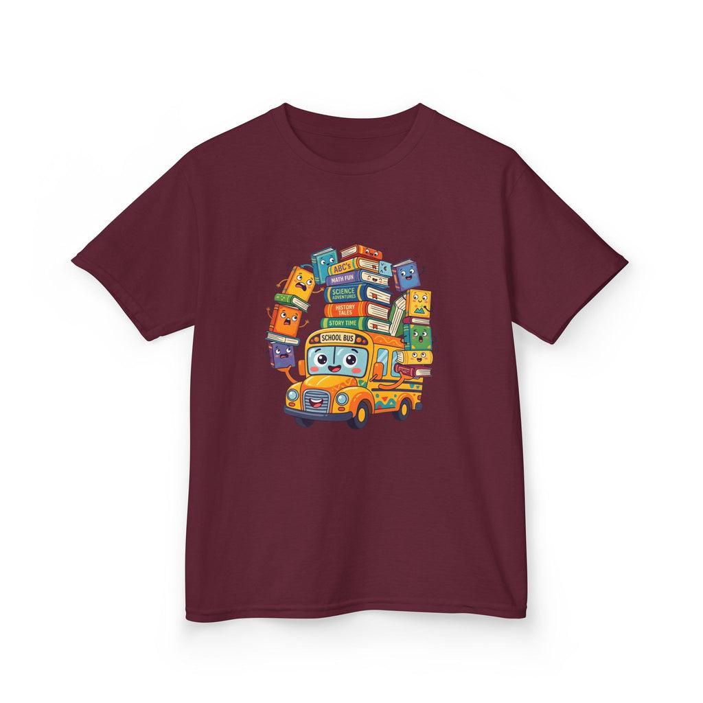 Kids Learning Tee - ABC's, Math & Science School Bus Fun