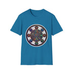 Unisex Steampunk T-Shirt - Ornate Mystical Mandala & Gears