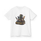 Kids Dark Academia Tee - Macabre School Supplies Skull