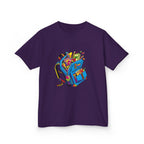 Kids Tee - Vibrant Geometric School Supplies Cartoon | Back to School