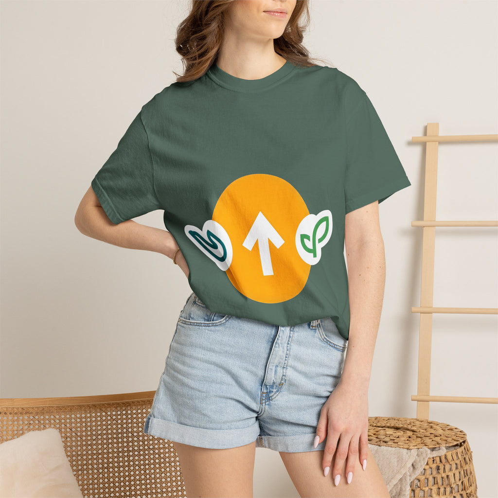 Symbolic Growth T-shirt - Modern Nature Aesthetic | Comfort Colors