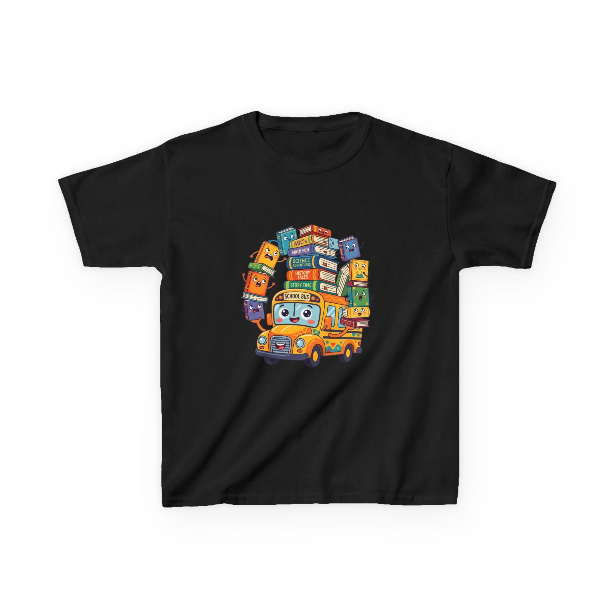 Kids Learning Tee - ABC's, Math & Science School Bus Fun