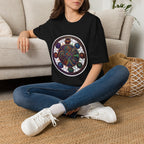 Unisex Steampunk T-Shirt - Ornate Mystical Mandala & Gears