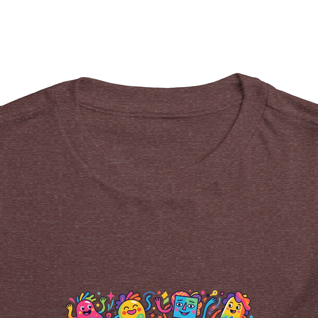 Toddler T-Shirt - Vibrant Whimsical Creatures | Doodle Art
