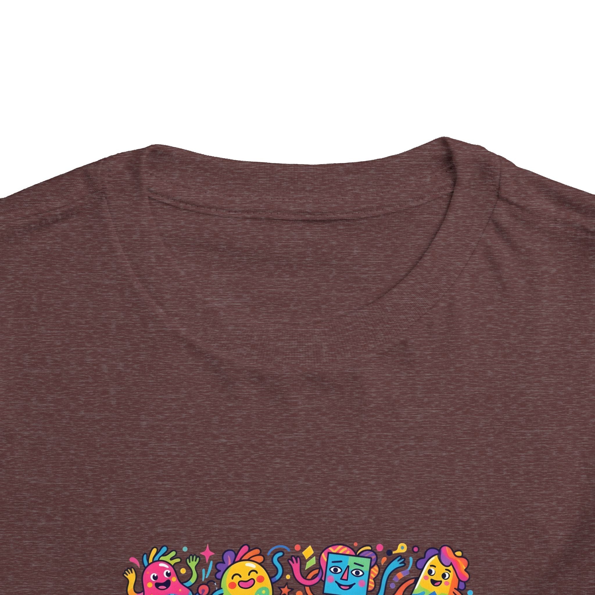 Toddler T-Shirt - Vibrant Whimsical Creatures | Doodle Art