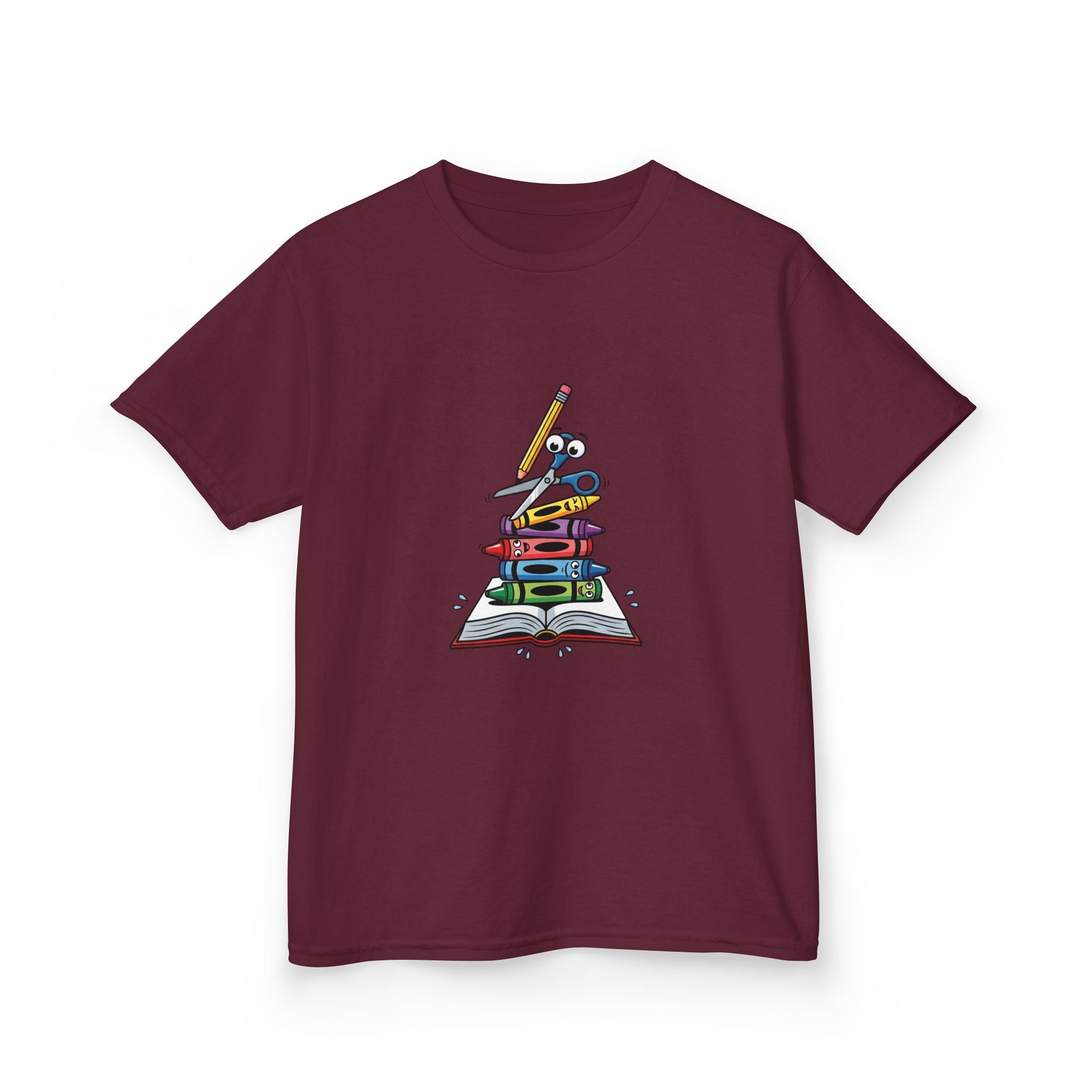 Back to School Kids Tee - Art Supplies Fun Design | 2026