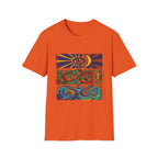 Unisex T-Shirt - Cosmic Folk Art Eye & Snake | Spiritual Nature