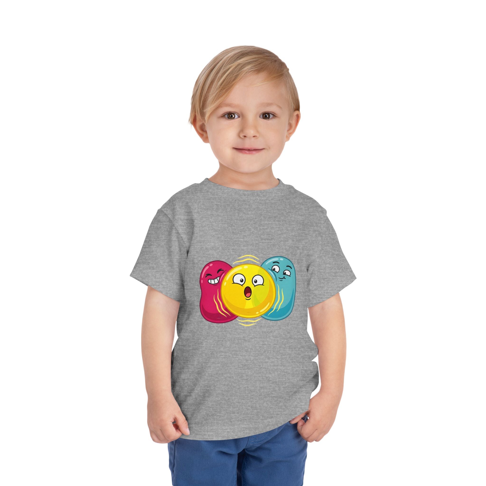 Toddler Funny Blob Character Tee | Playful Cartoon Kids Shirt