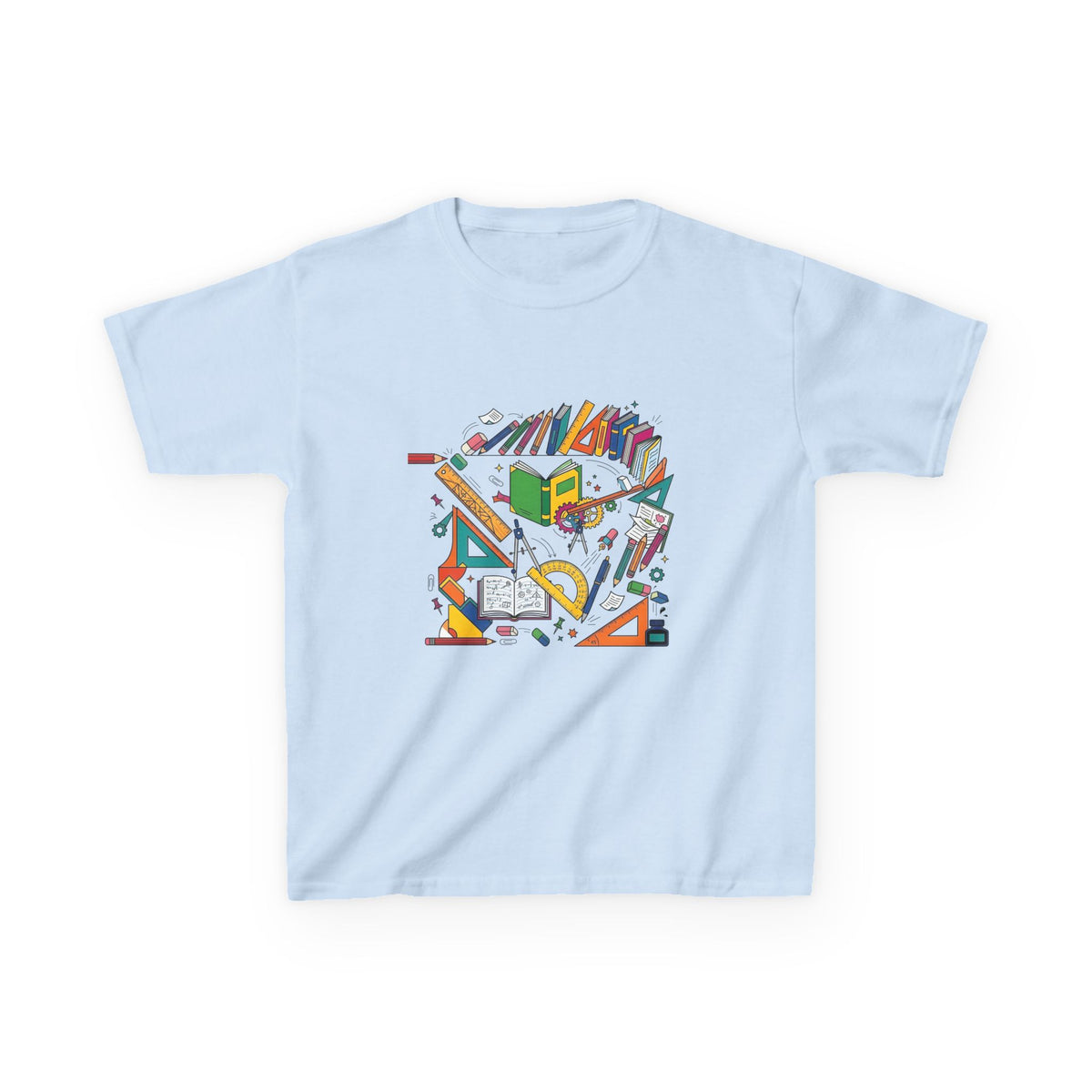 Kids School Supplies Tee - Doodle Art 2026 | Back to School