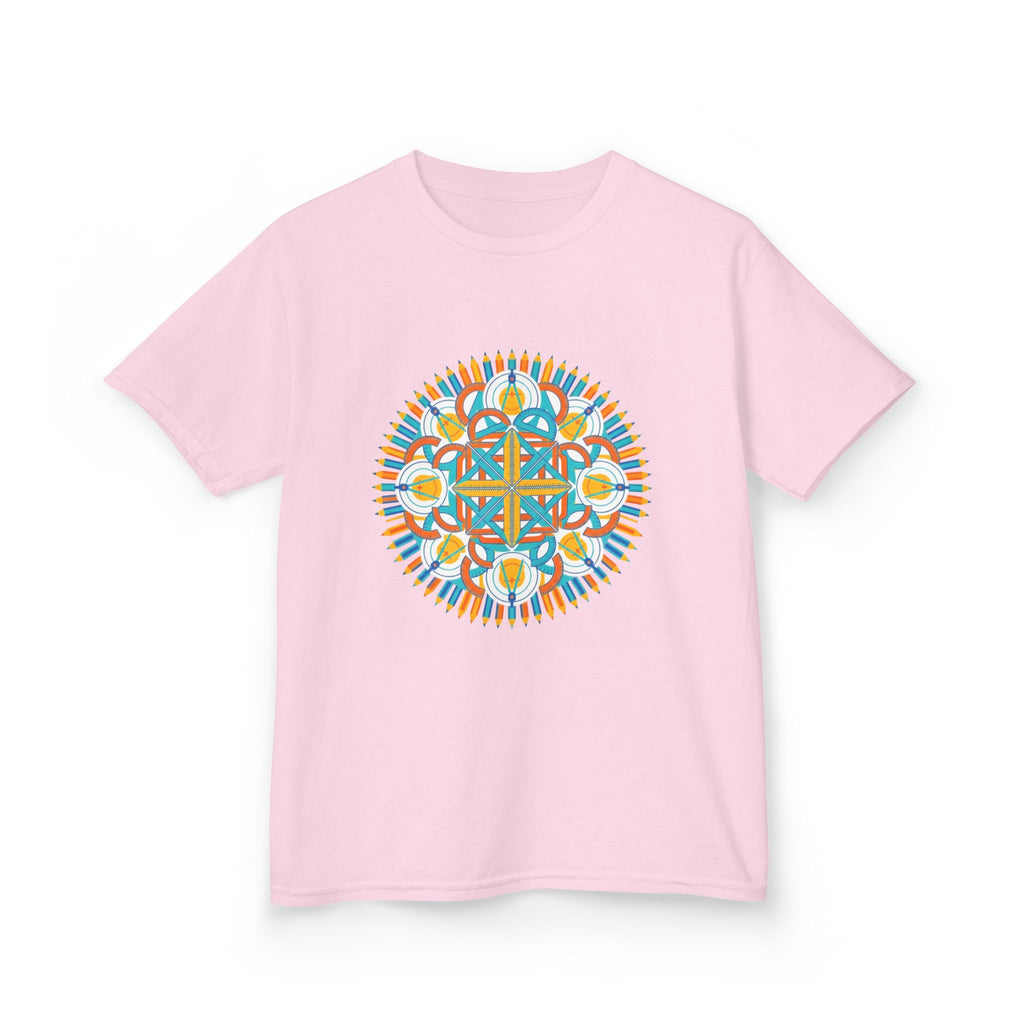 Kids T-Shirt - Math & Drafting Tools Mandala | STEM