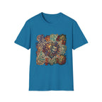 Unisex T-Shirt - Retro Psychedelic Theater Comedy Mask | Abstract Art