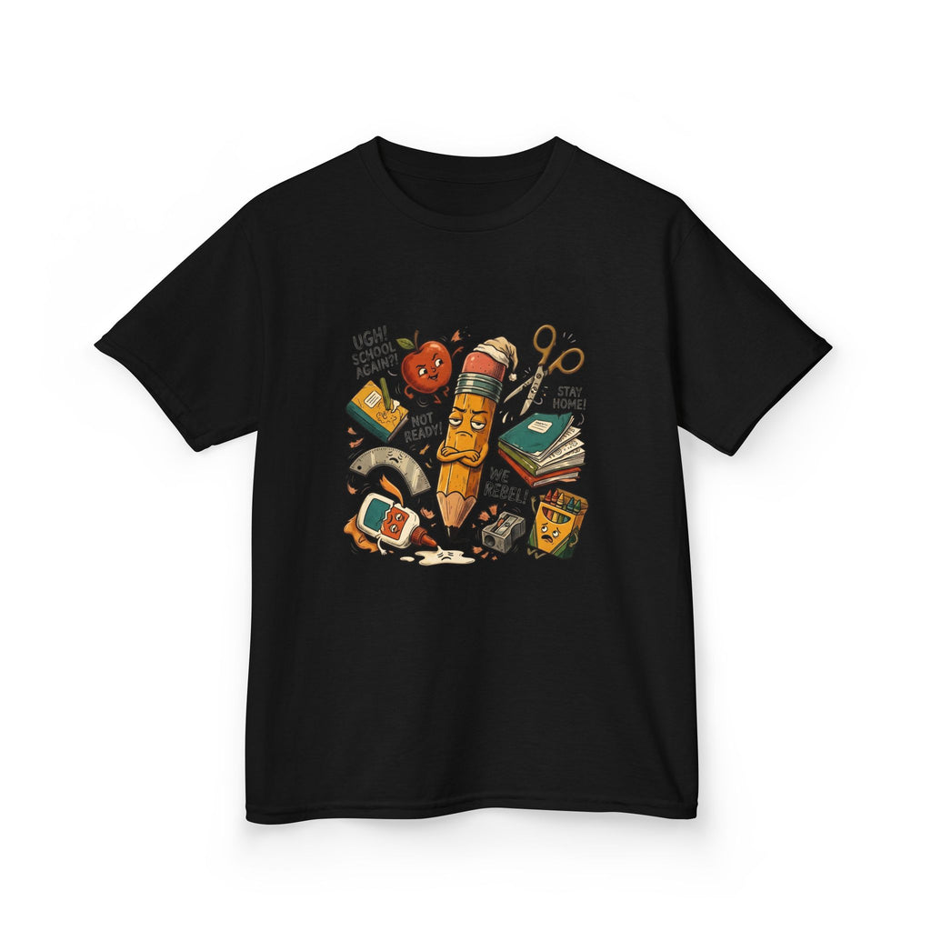 Kids Distressed Rebel Tee - UGH! School Again?! | Back to School 2026