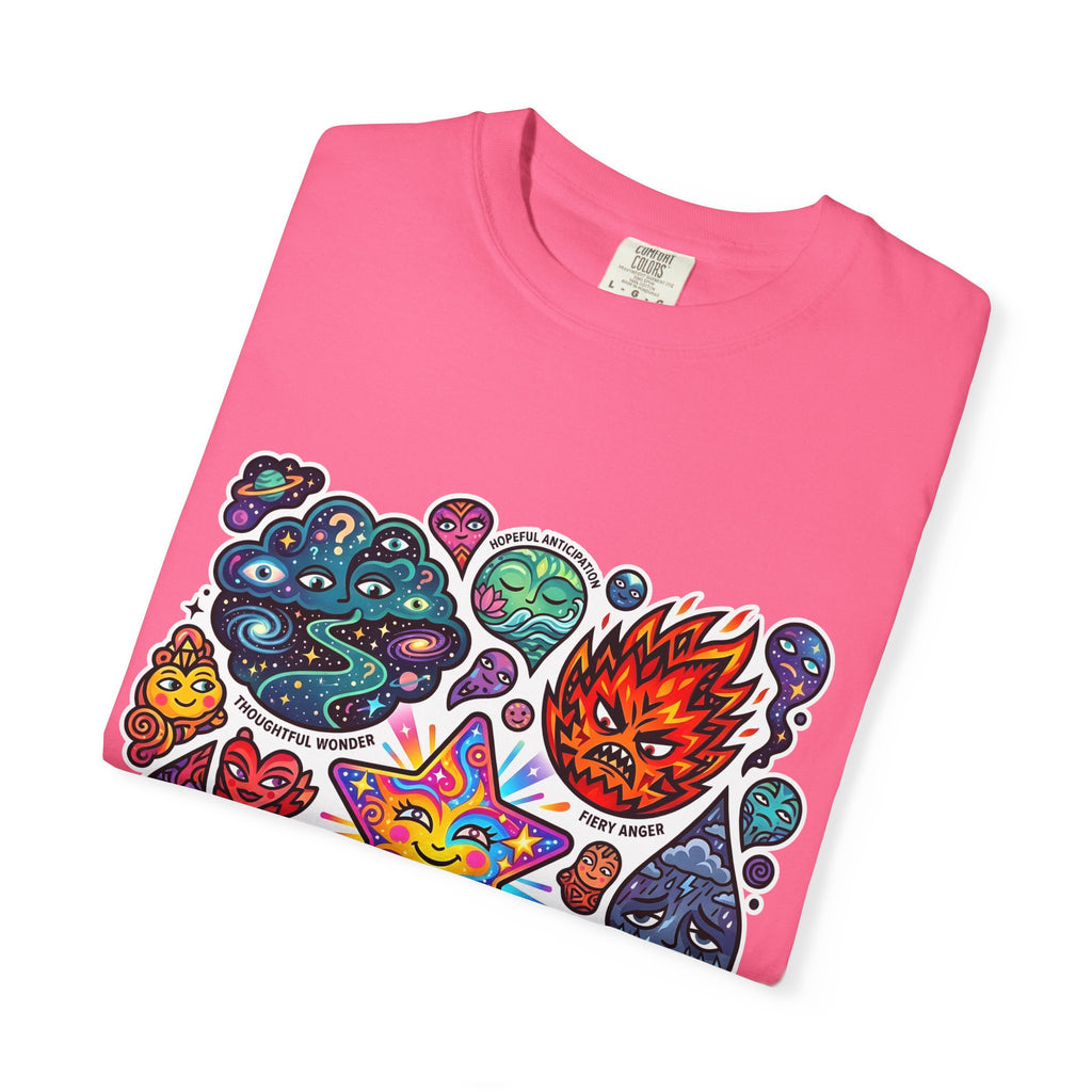Comfort Colors T-Shirt - Psychedelic Emotions Art | Mental Health