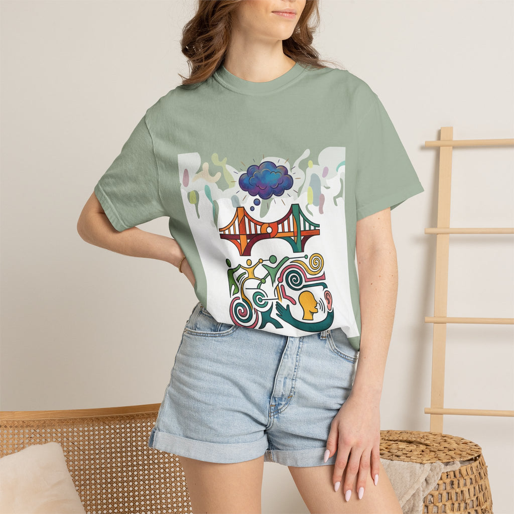 Comfort Colors T-shirt - Symbolic Connection | Abstract Communication