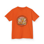 Kids Bookworm Tee - Cartoon Worm Studying Books | Back to School