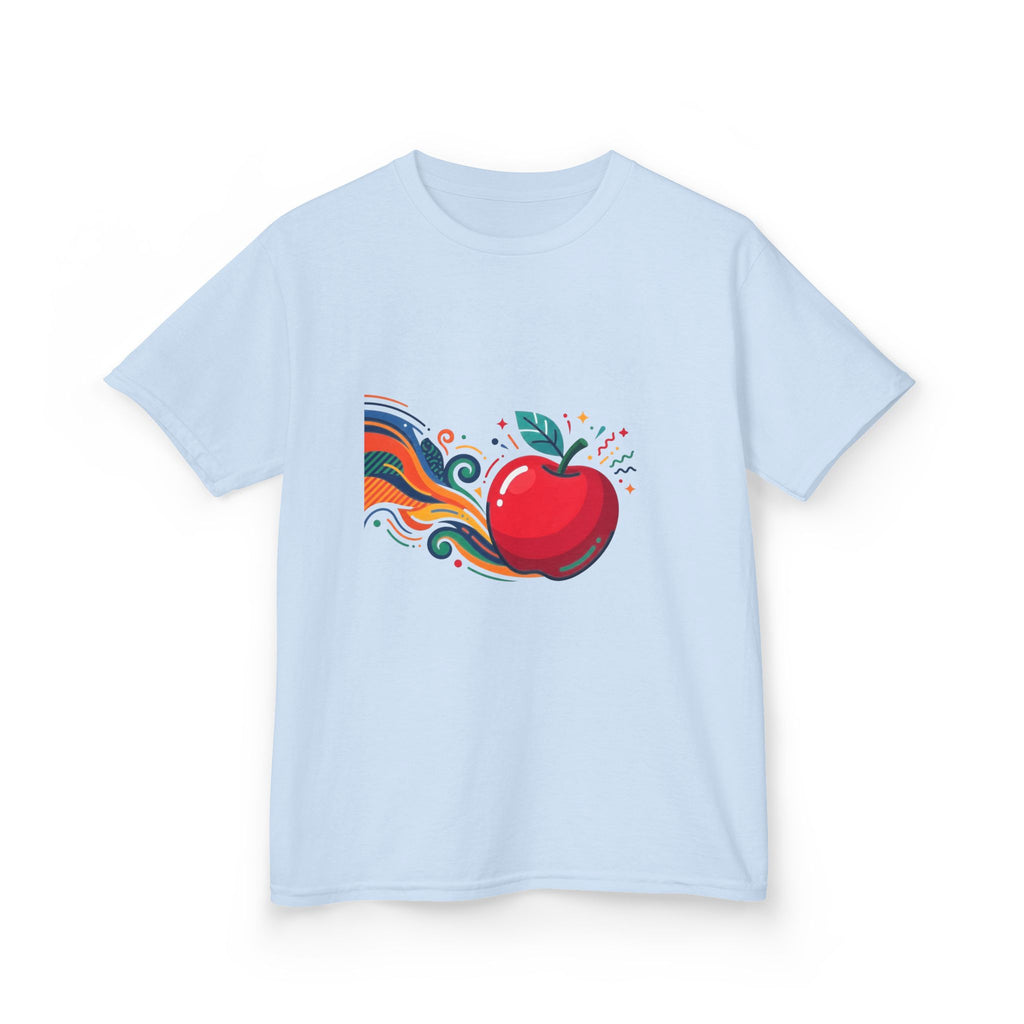 Kids Abstract Fruit Tee - Vibrant Apple Art | Creative Design