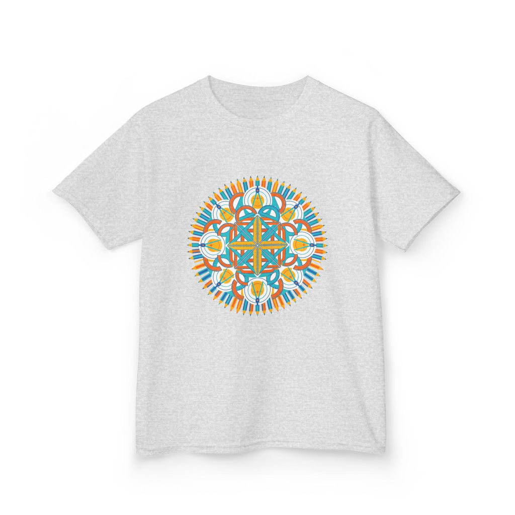 Kids T-Shirt - Math & Drafting Tools Mandala | STEM