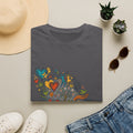 Unisex T-Shirt - Groovy Folk Art Love & Peace | Vibrant Community