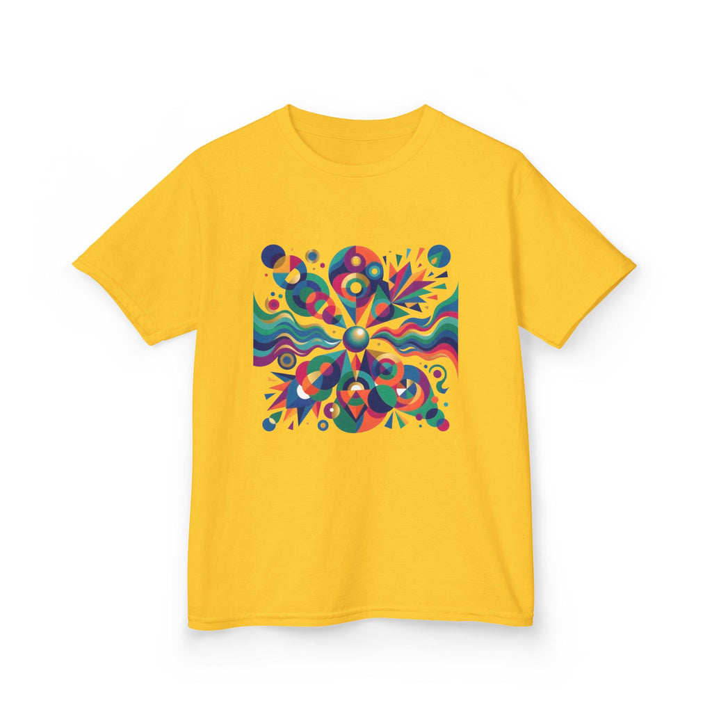 Kids T-Shirt - Vibrant Abstract Geometric Design | Modern Art
