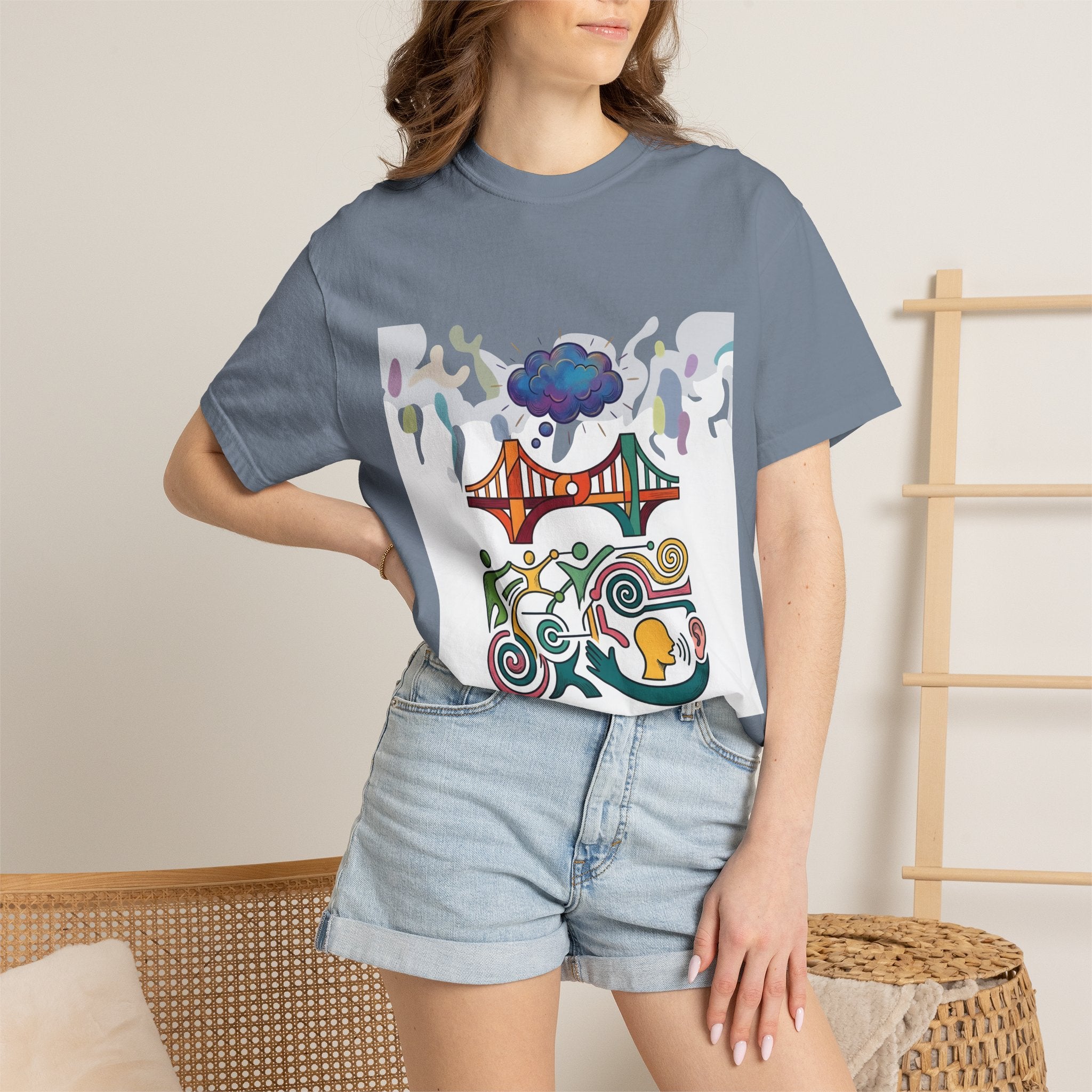 Comfort Colors T-shirt - Symbolic Connection | Abstract Communication