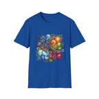 Abstract T-Shirt - Whimsical Watercolor Mandala | Surreal Figures