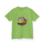 Kids T-Shirt - Angry SCHOOL BUS Cartoon Tee | Funny Character