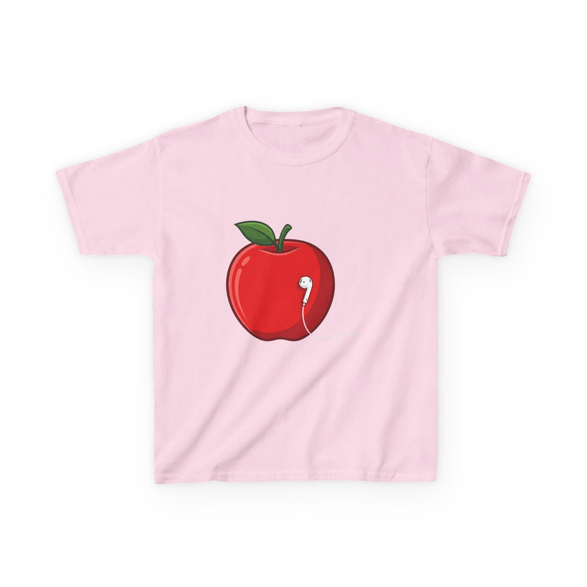 Kids Tee - Cartoon Minimalist Apple Music Earbud Tech