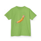 Kids Heavy Cotton Tee - Happy Animated Pencil School Supply | Back to
