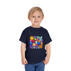 Toddler Tee - Vibrant Geometric Crystal & Gemstone Shirt