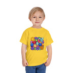 Toddler Tee - Vibrant Geometric Crystal & Gemstone Shirt