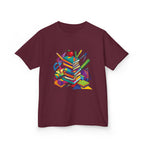 Kids T-Shirt - Geometric School Supplies Tee | Back to School