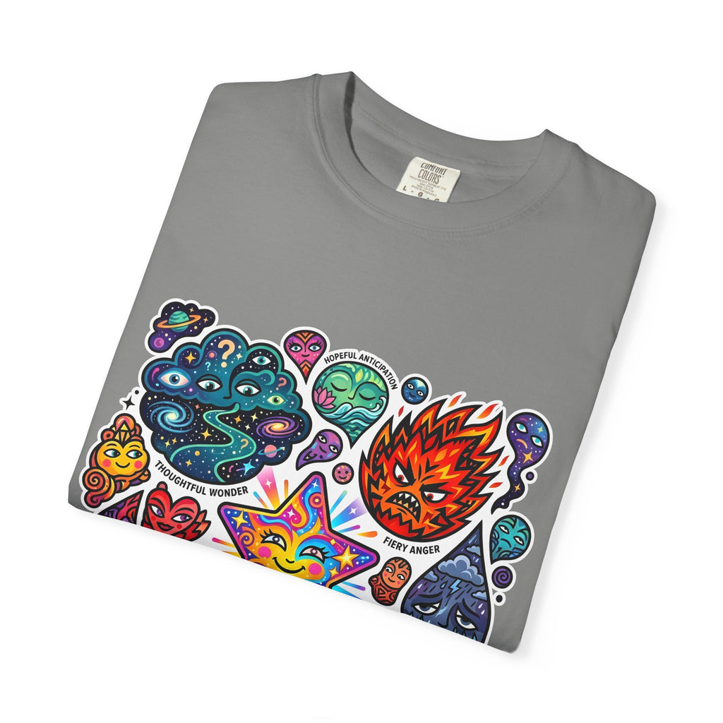 Comfort Colors T-Shirt - Psychedelic Emotions Art | Mental Health