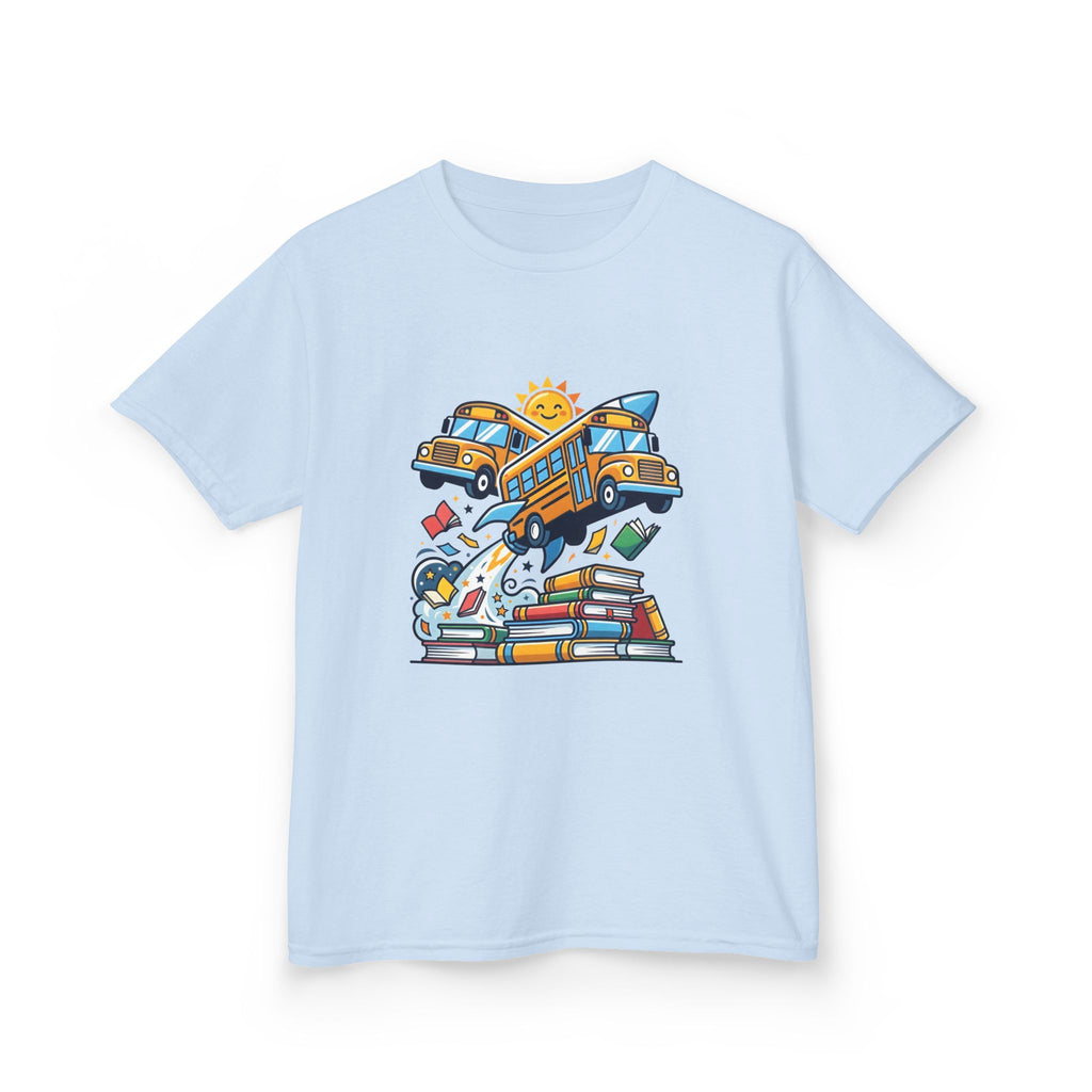 Kids Back to School T-Shirt - Rocket Bus Adventure | First Day