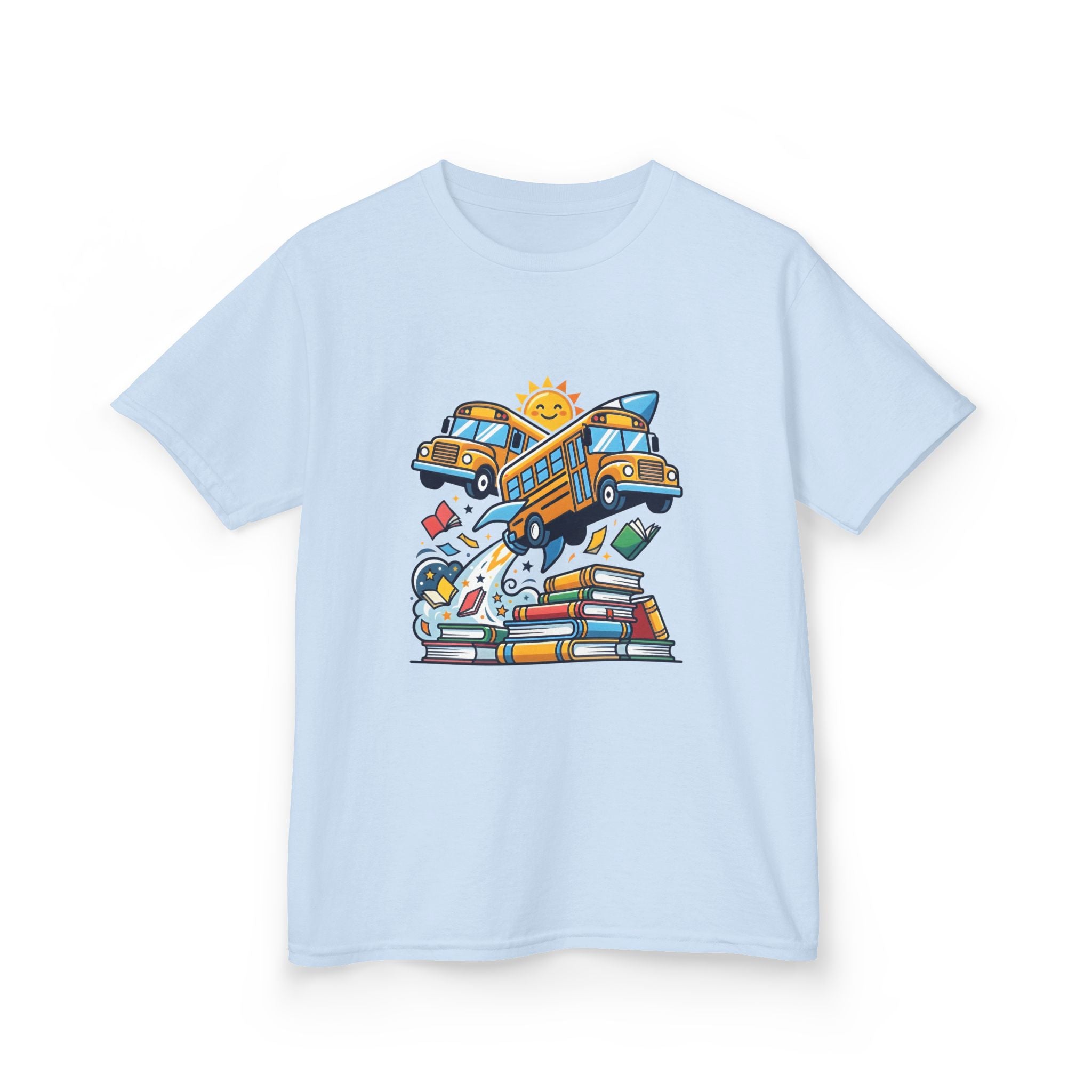 Kids Back to School T-Shirt - Rocket Bus Adventure | First Day