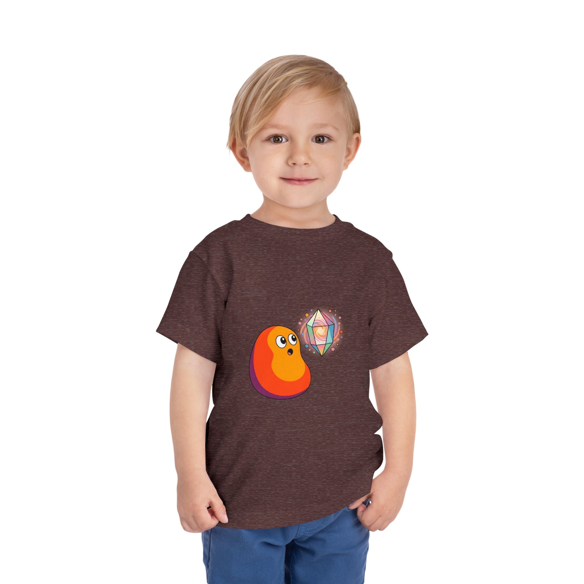 Toddler Short Sleeve Tee - Whimsical Cosmic Creature Stars