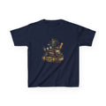 Kids Dark Academia Tee - Macabre School Supplies Skull