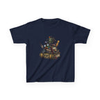 Kids Dark Academia Tee - Macabre School Supplies Skull