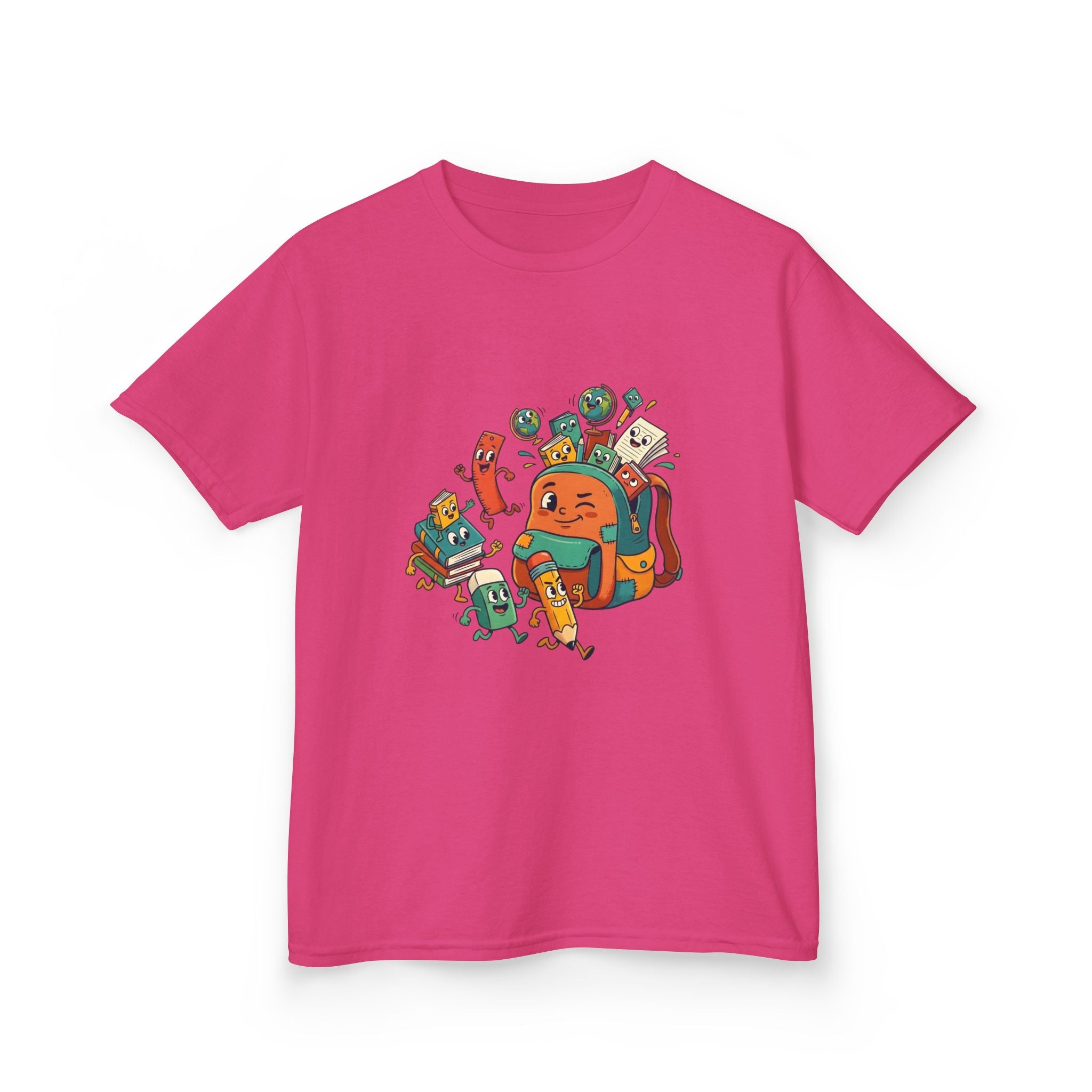 Kids T-Shirt - Cartoon School Supplies | Back to School